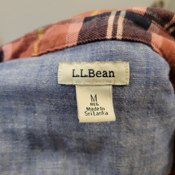 Womens BeanFlex All-Season Flannel Shirt Short-Sleeve - Picture 4 of 5